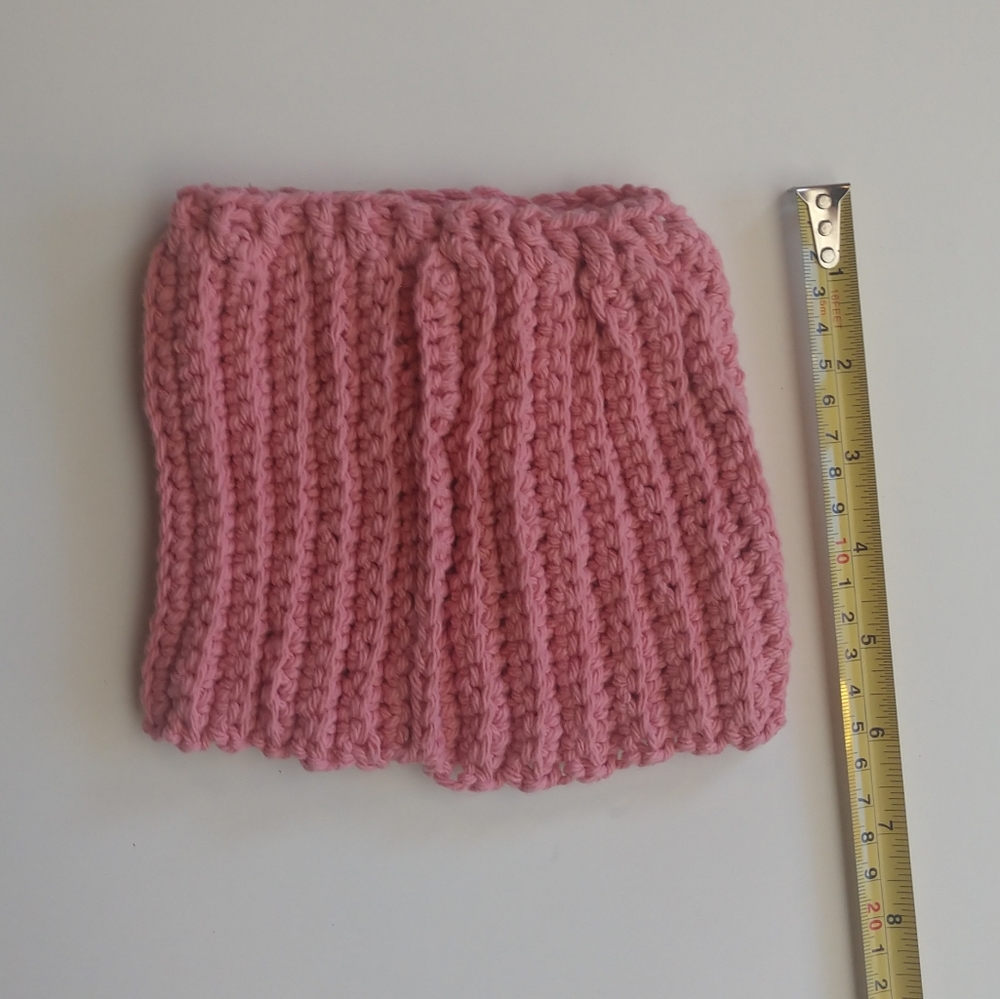 Crochet/Knit Skirt Waist 5” Length 6”